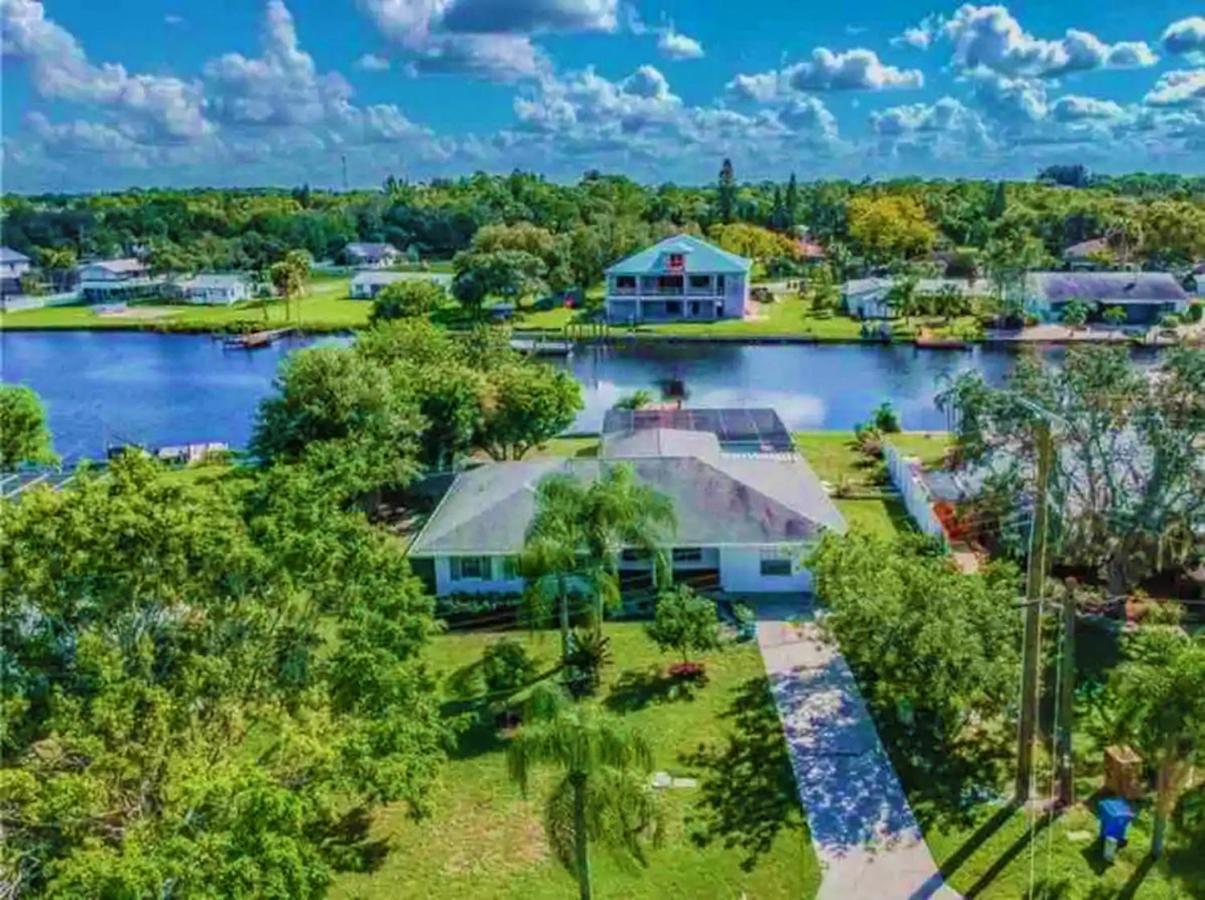 Blue Heron House, Private 4 Bedroom Waterfront W Heated Pool And Fire Pit Ruskin Eksteriør billede
