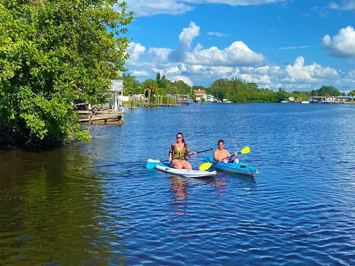 Blue Heron House, Private 4 Bedroom Waterfront W Heated Pool And Fire Pit Ruskin Eksteriør billede